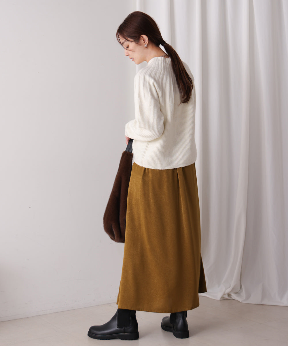 特紡ホイップネックプルオーバー