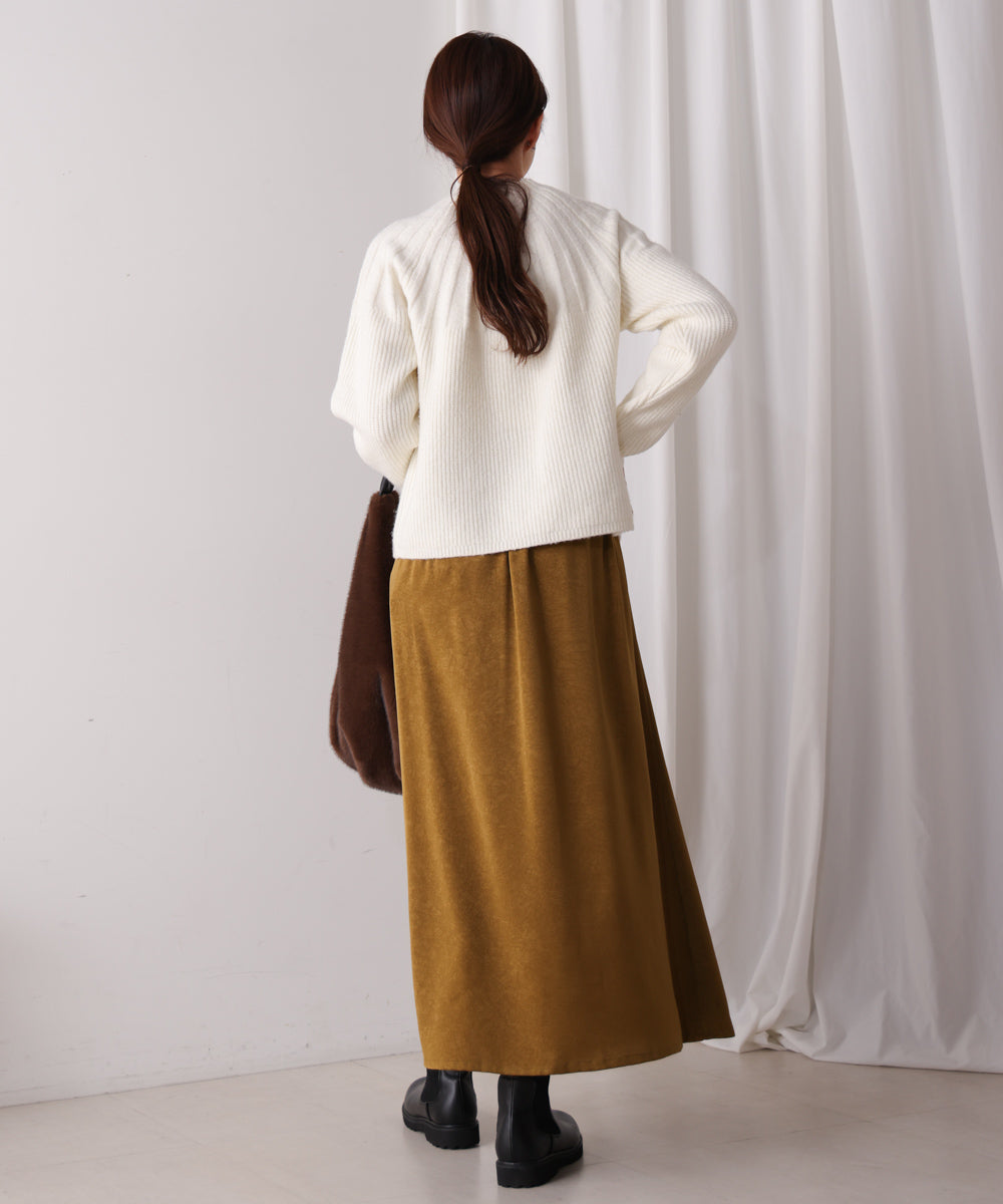 特紡ホイップネックプルオーバー