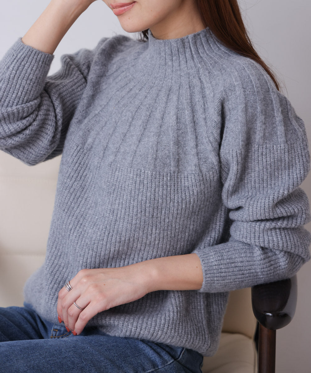 特紡ホイップネックプルオーバー