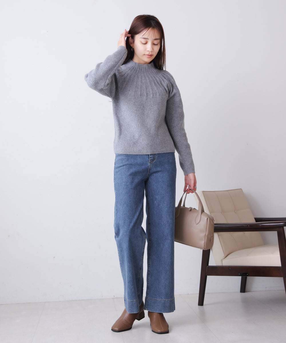 特紡ホイップネックプルオーバー