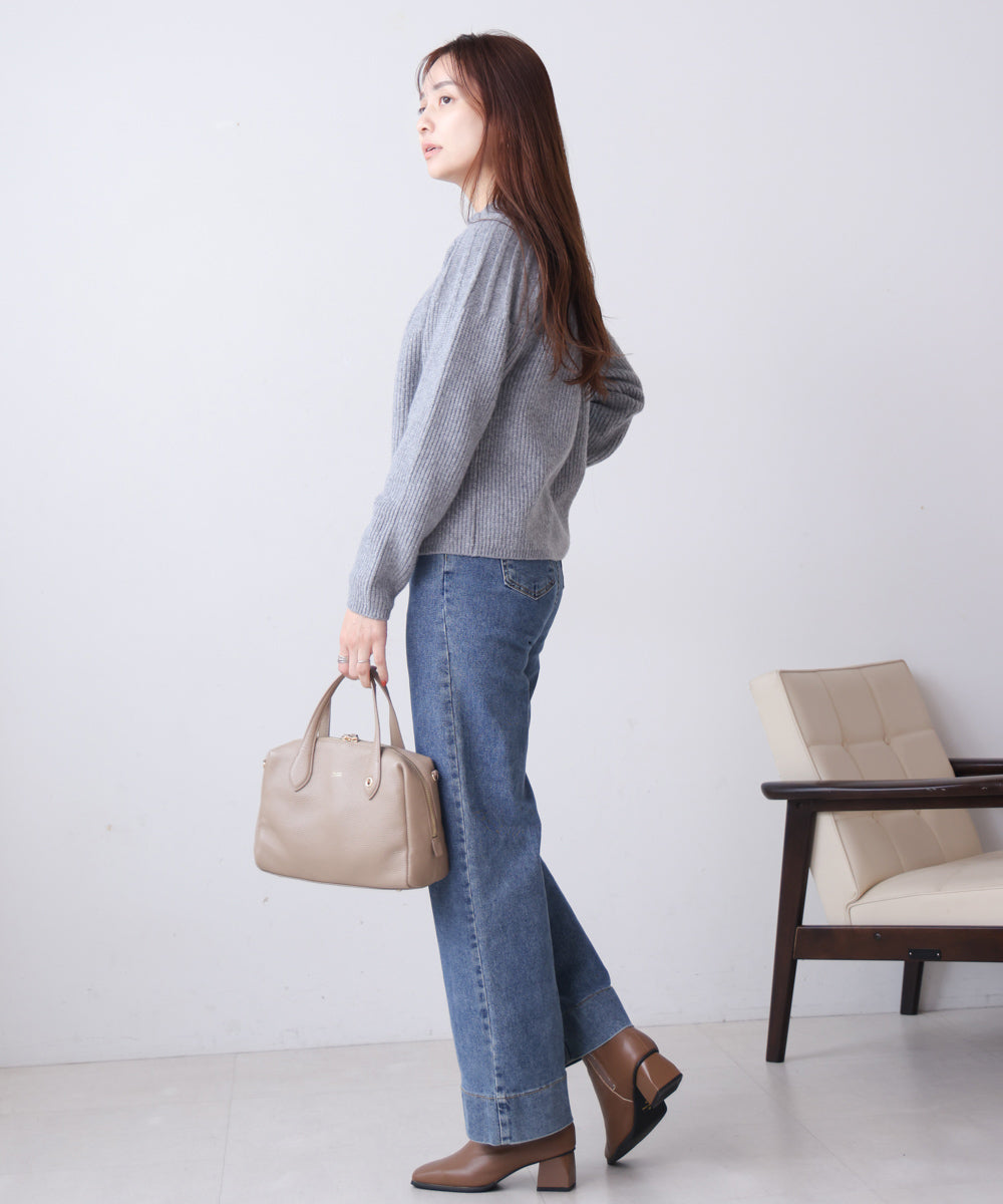 特紡ホイップネックプルオーバー