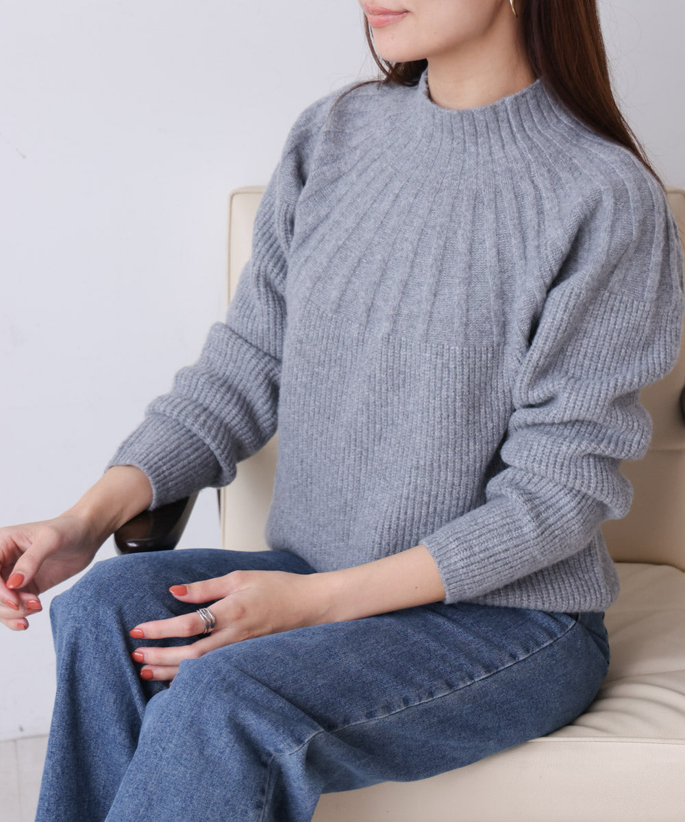 特紡ホイップネックプルオーバー