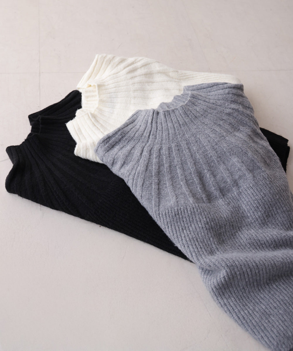 特紡ホイップネックプルオーバー