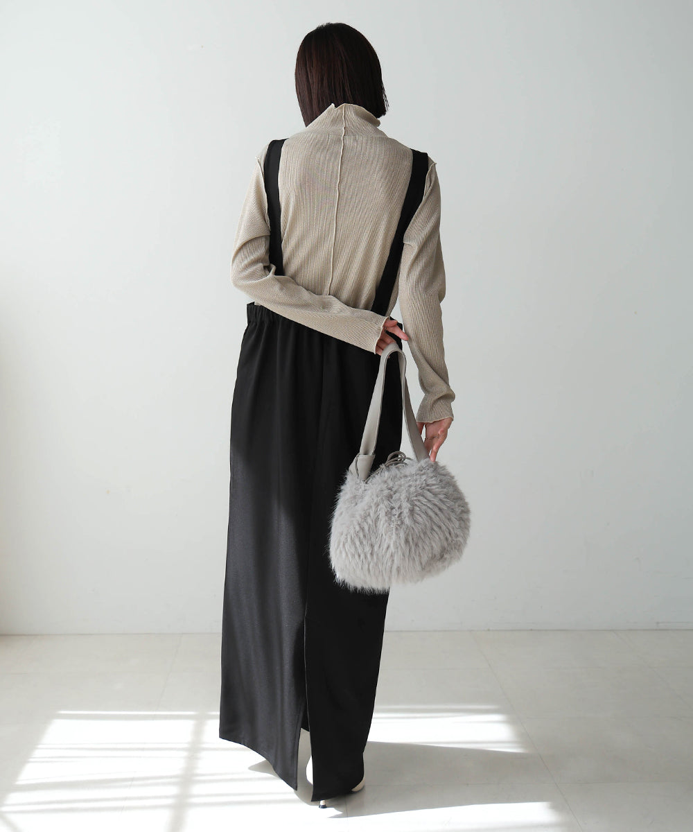 【再入荷】シルバーラメハイネックインナー