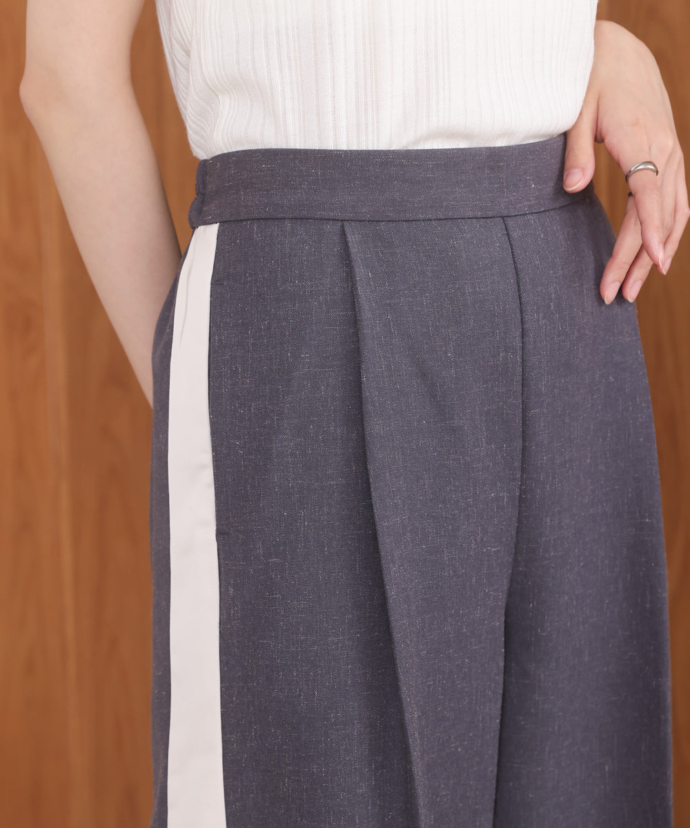 【S・Mサイズ展開】2WAYセンタープレスサイドラインパンツ