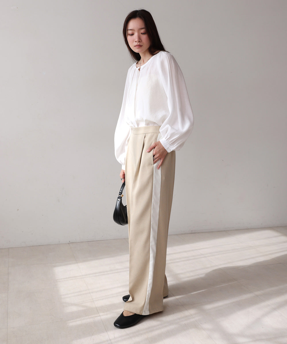 【S・Mサイズ展開】2WAYセンタープレスサイドラインパンツ