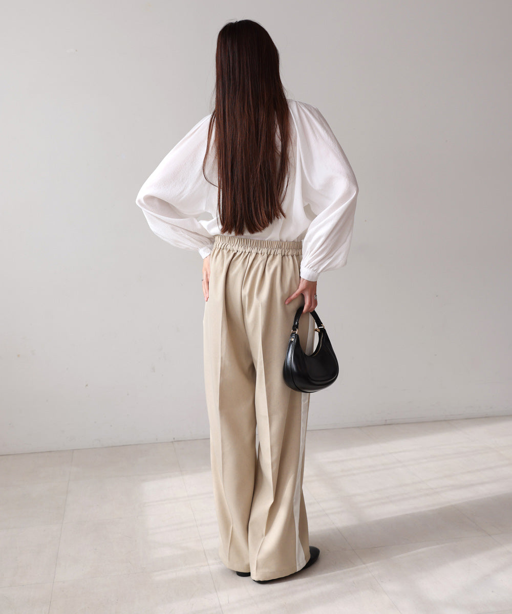 【S・Mサイズ展開】2WAYセンタープレスサイドラインパンツ