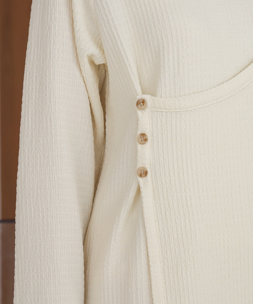 【低身長さん向けサイズあり】レイヤードデザインカットワンピース