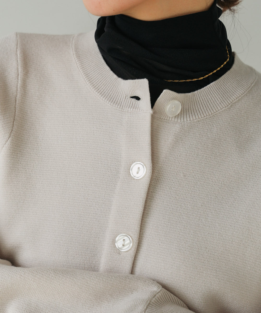 袖ドルマンニットカーディガン