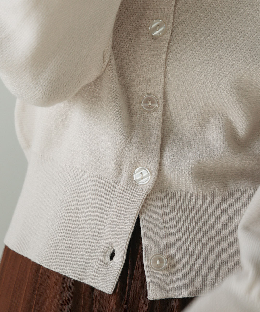 袖ドルマンニットカーディガン