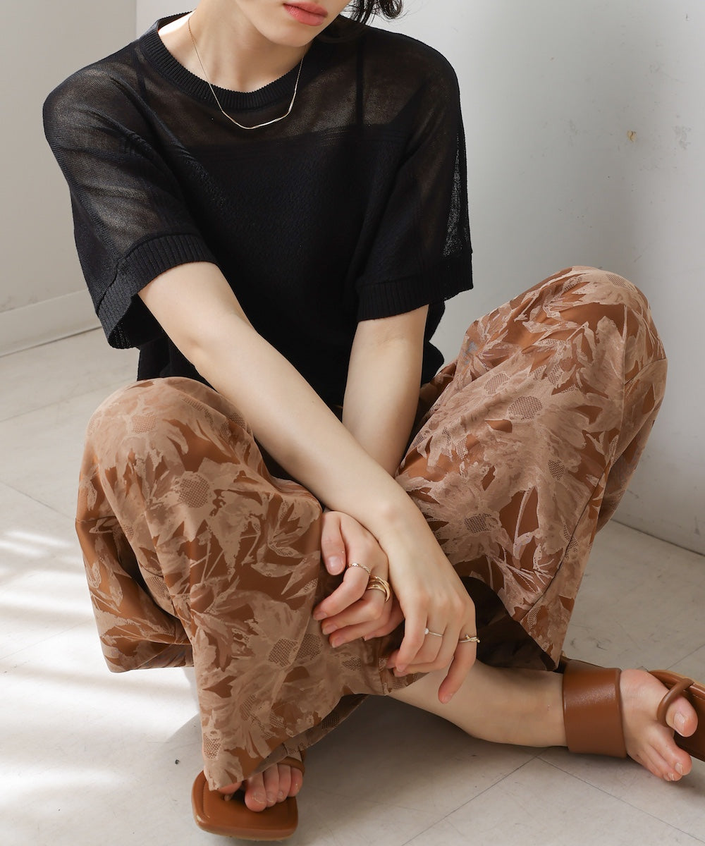 ジャガードパンツ