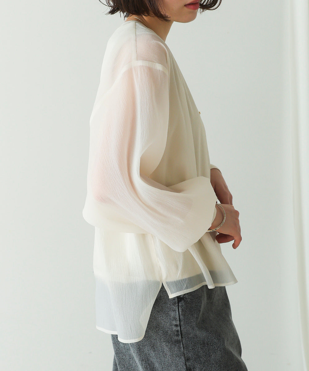 シアーレイヤードプルオーバー