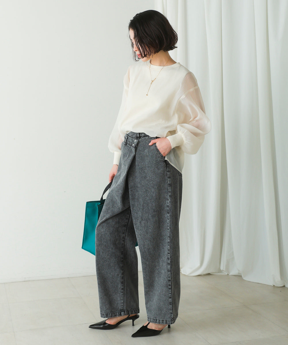 シアーレイヤードプルオーバー