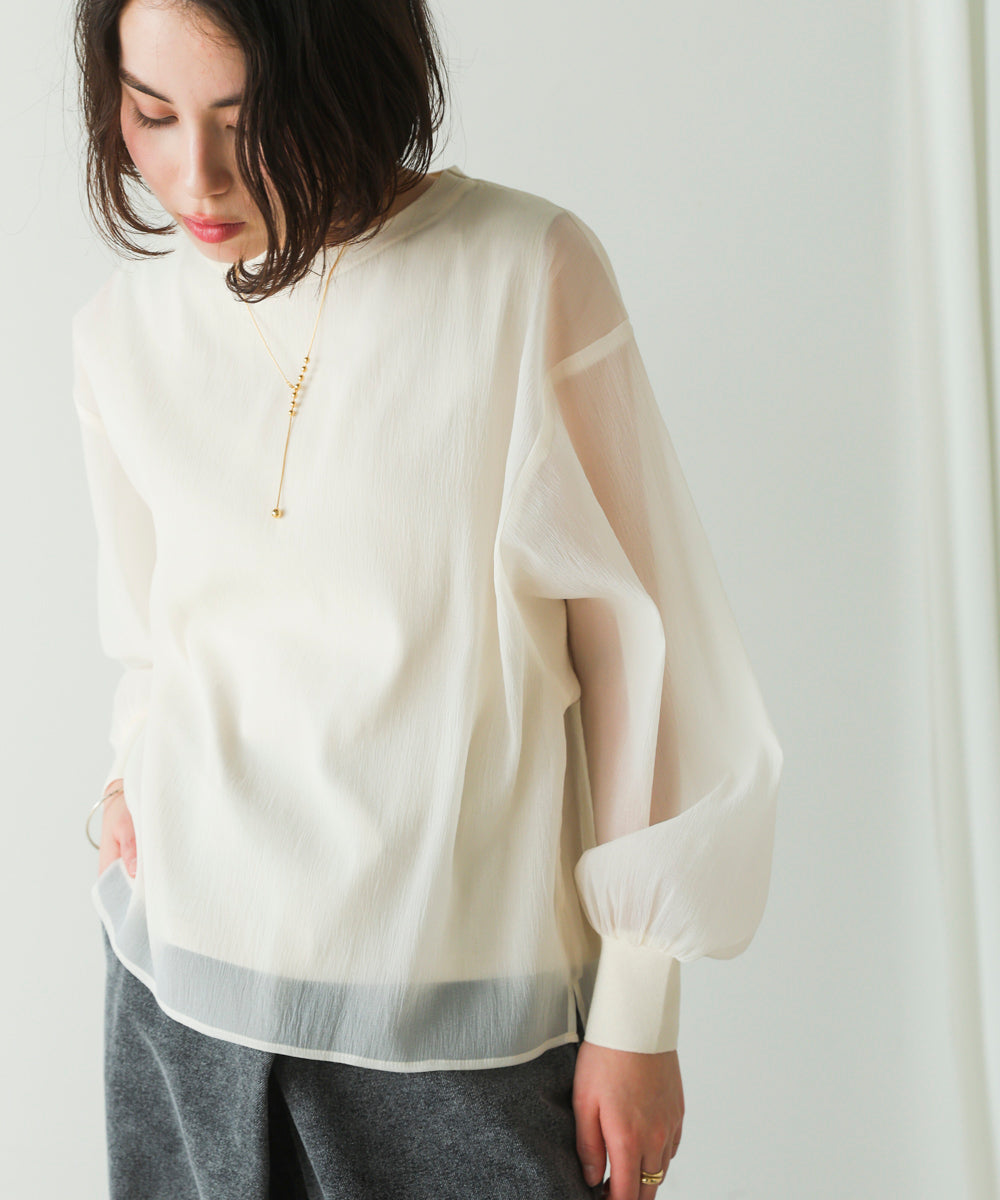 シアーレイヤードプルオーバー