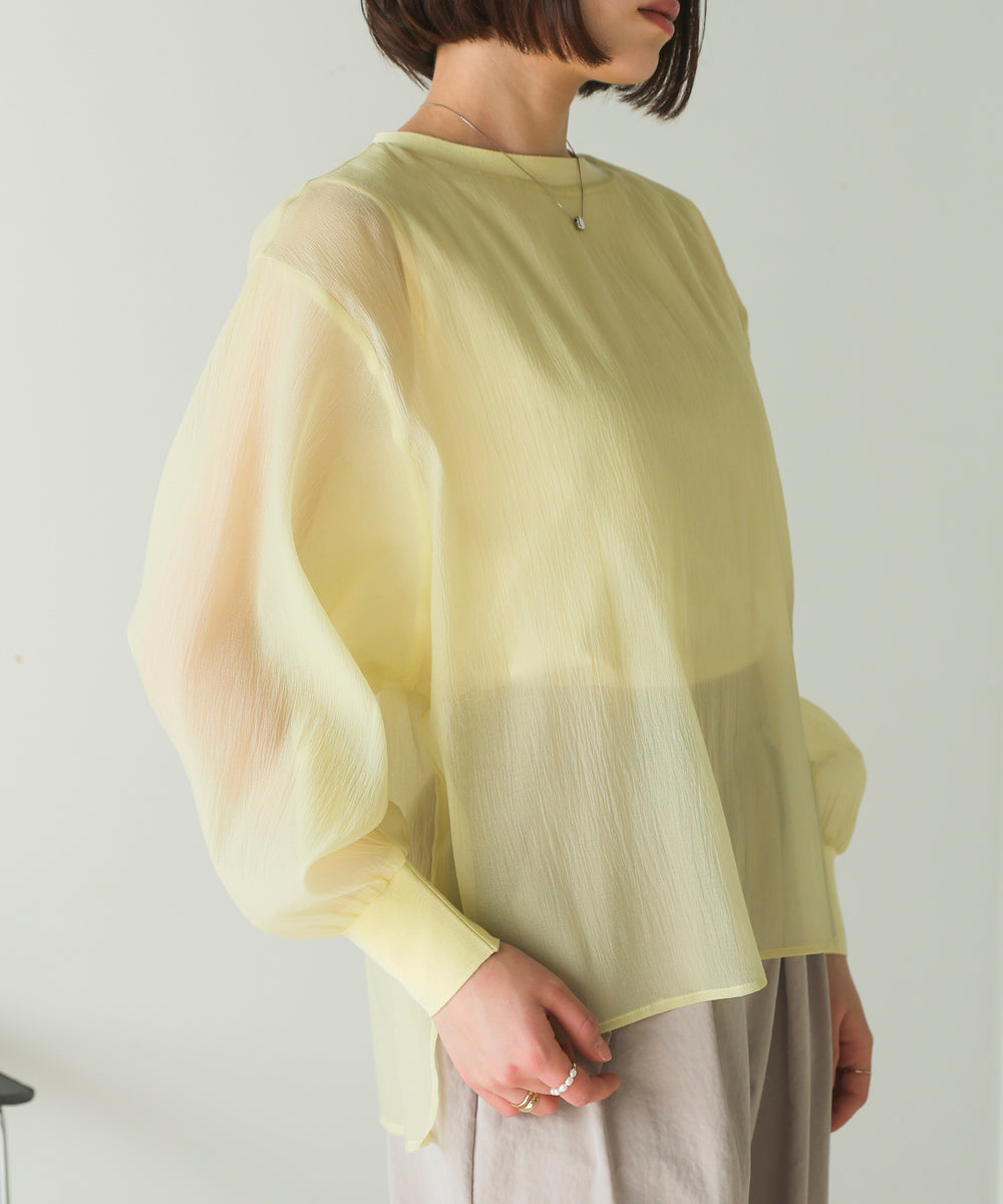 シアーレイヤードプルオーバー