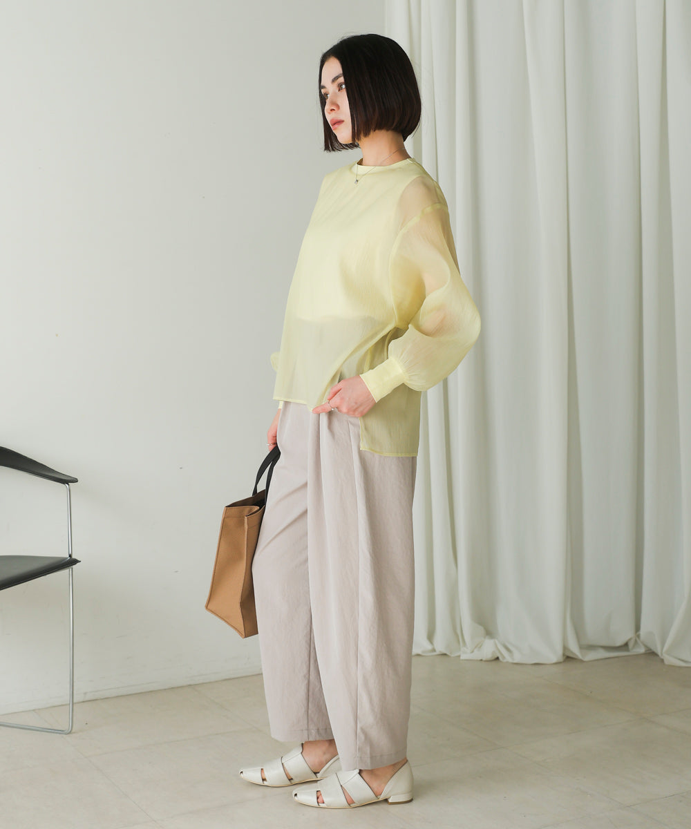 シアーレイヤードプルオーバー