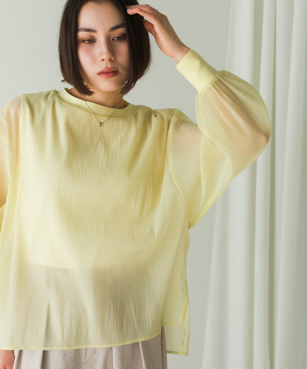 シアーレイヤードプルオーバー