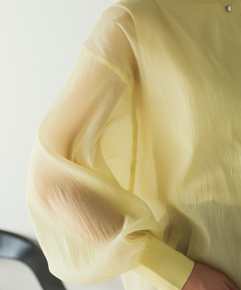 シアーレイヤードプルオーバー