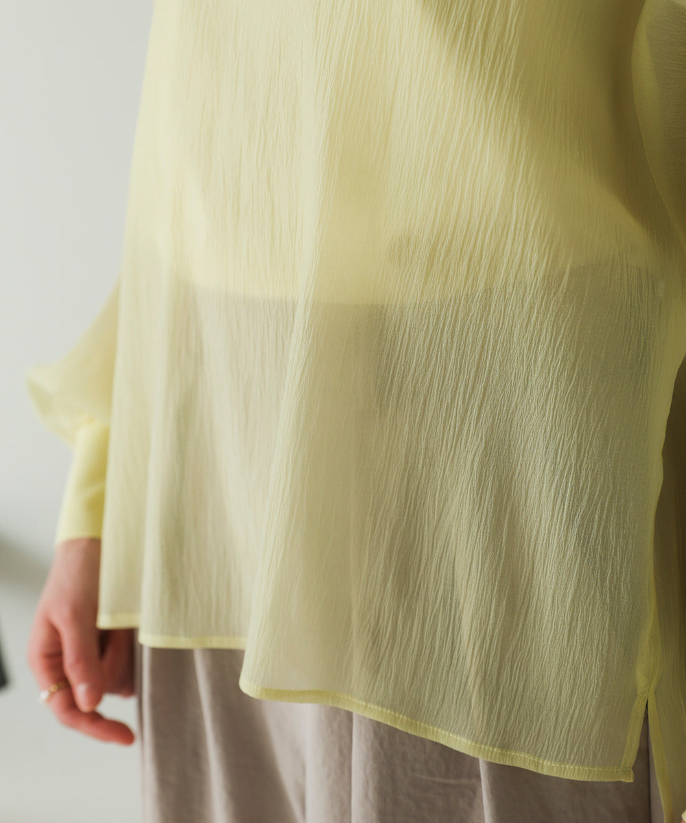 シアーレイヤードプルオーバー