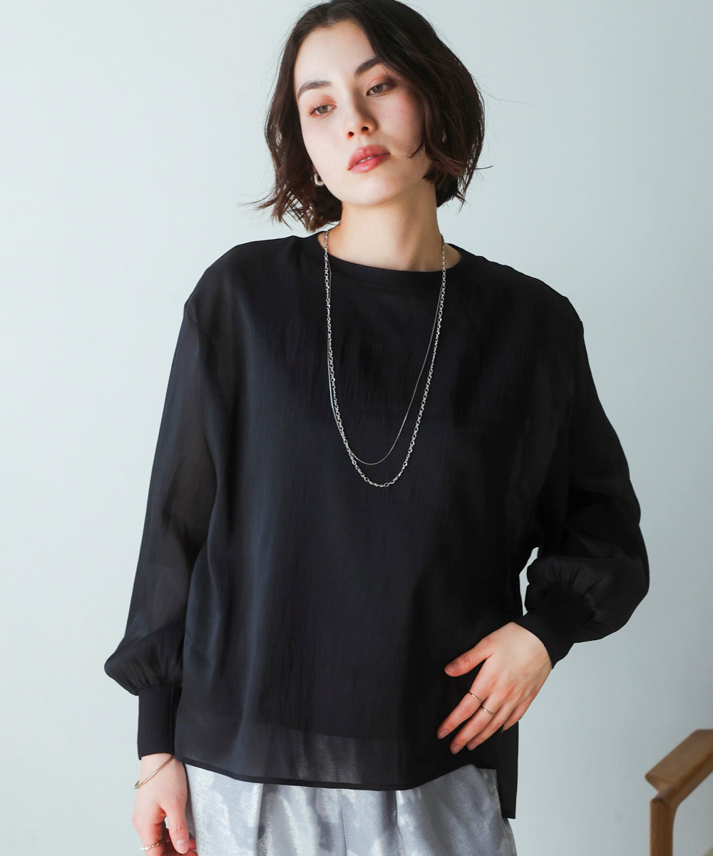 シアーレイヤードプルオーバー