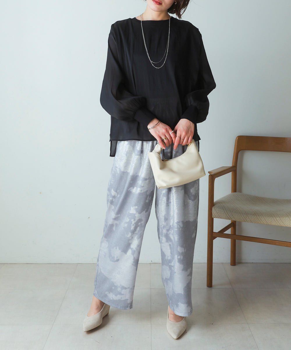 シアーレイヤードプルオーバー