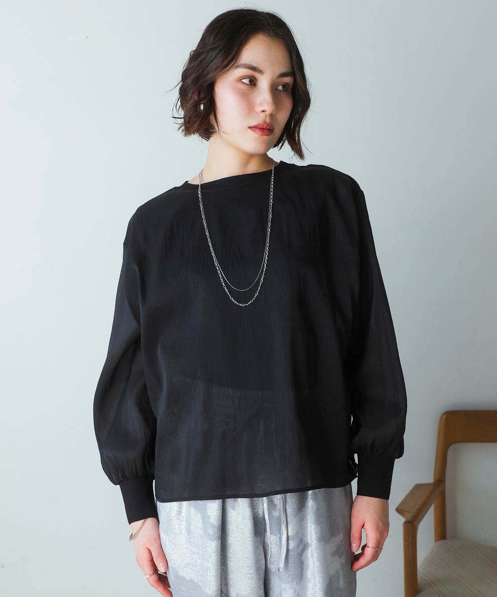 シアーレイヤードプルオーバー