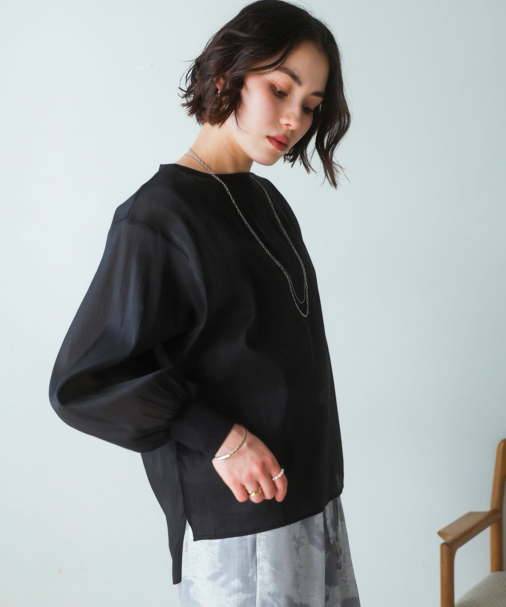 シアーレイヤードプルオーバー