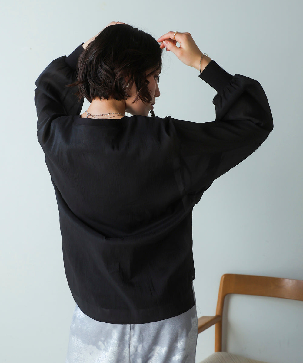 シアーレイヤードプルオーバー