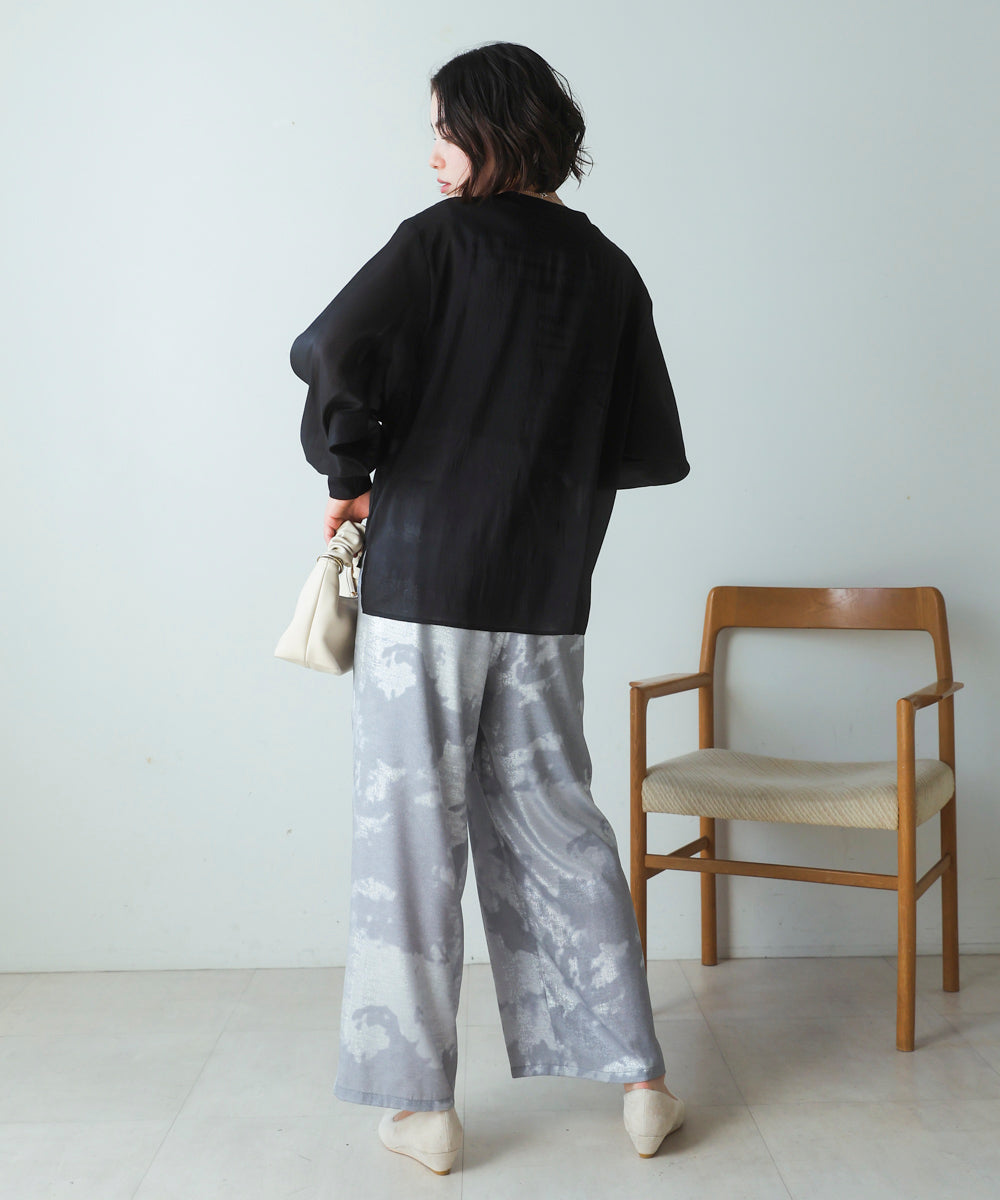 シアーレイヤードプルオーバー