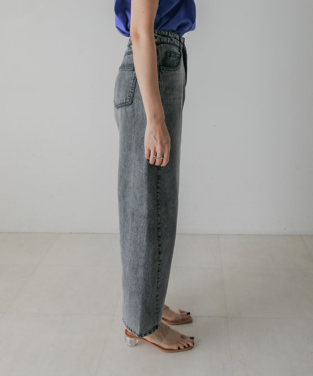 【M・Lサイズ展開】DENIM CURVE PANTS