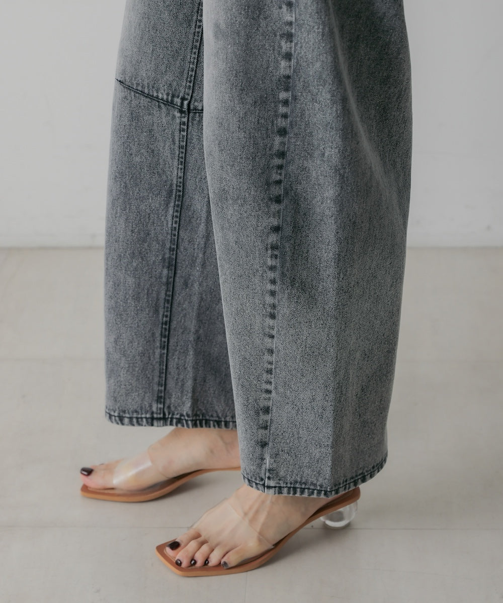 【M・Lサイズ展開】DENIM CURVE PANTS
