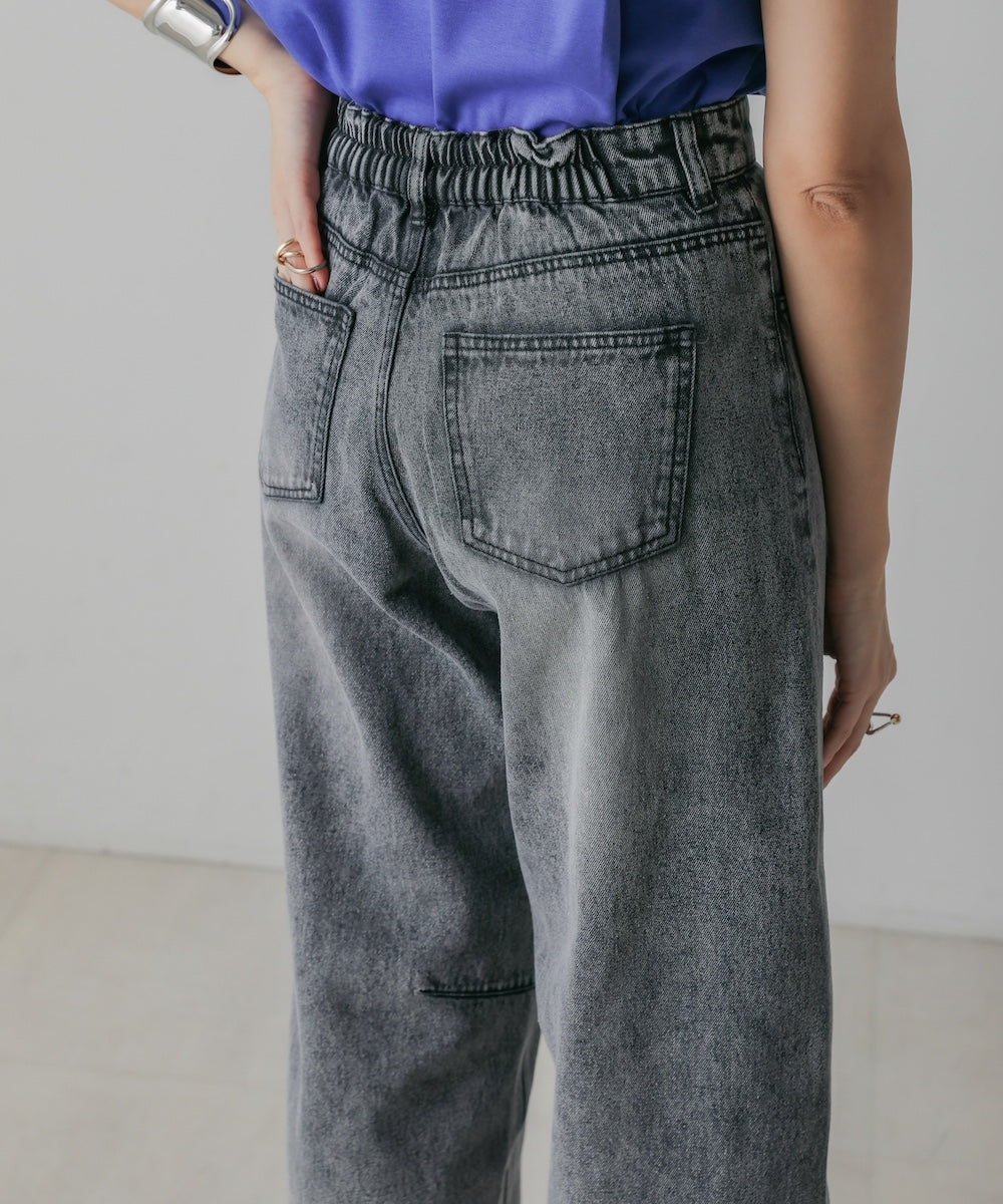 【M・Lサイズ展開】DENIM CURVE PANTS