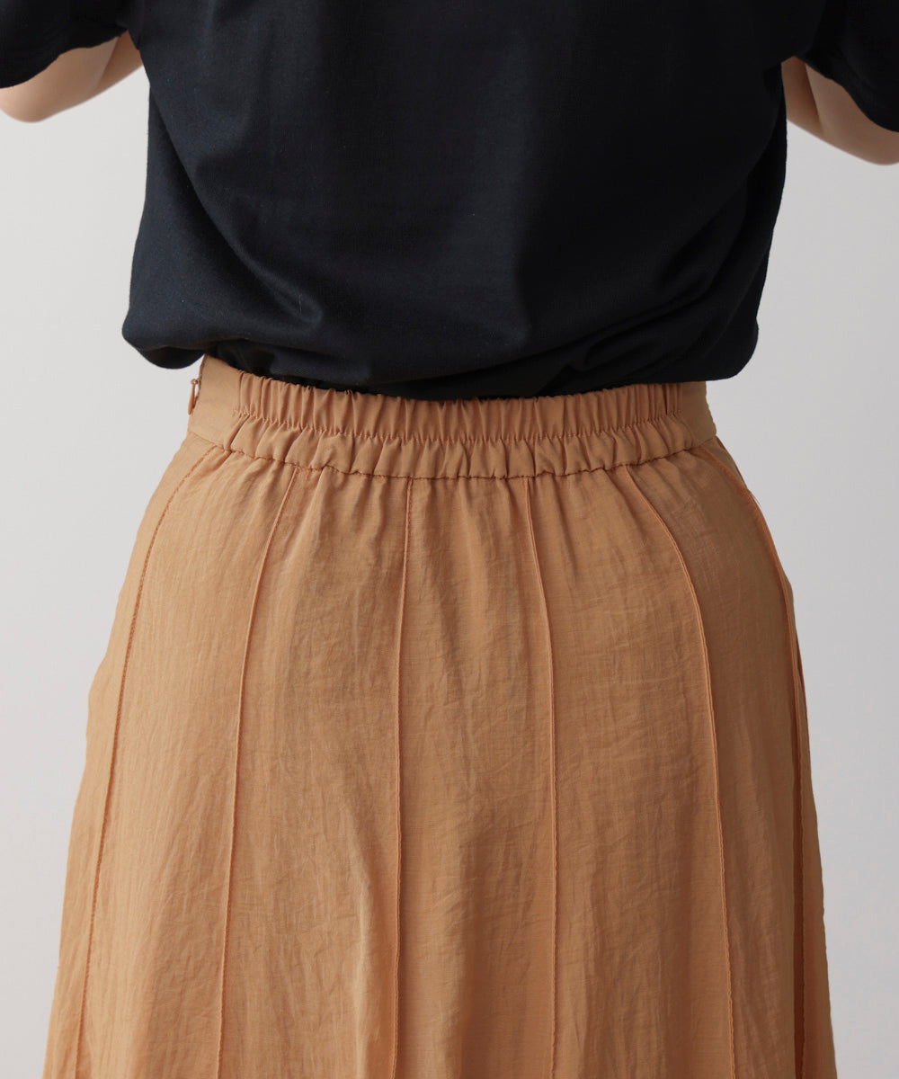 シアー綿タッチスカート