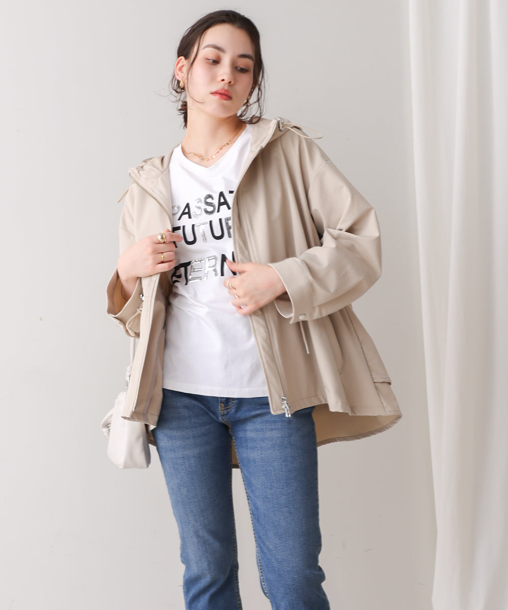 撥水・花粉ティアードジャケット