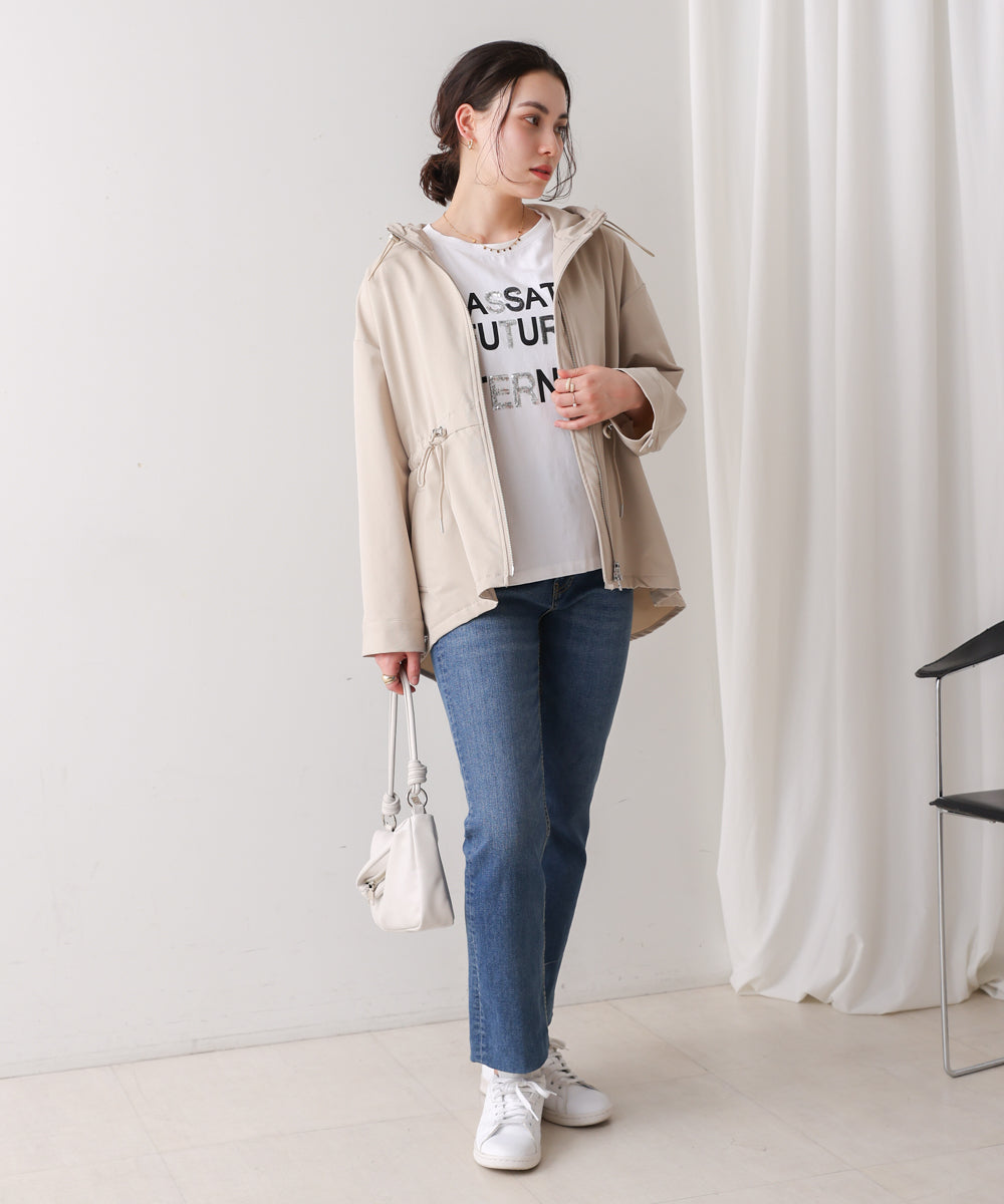 撥水・花粉ティアードジャケット