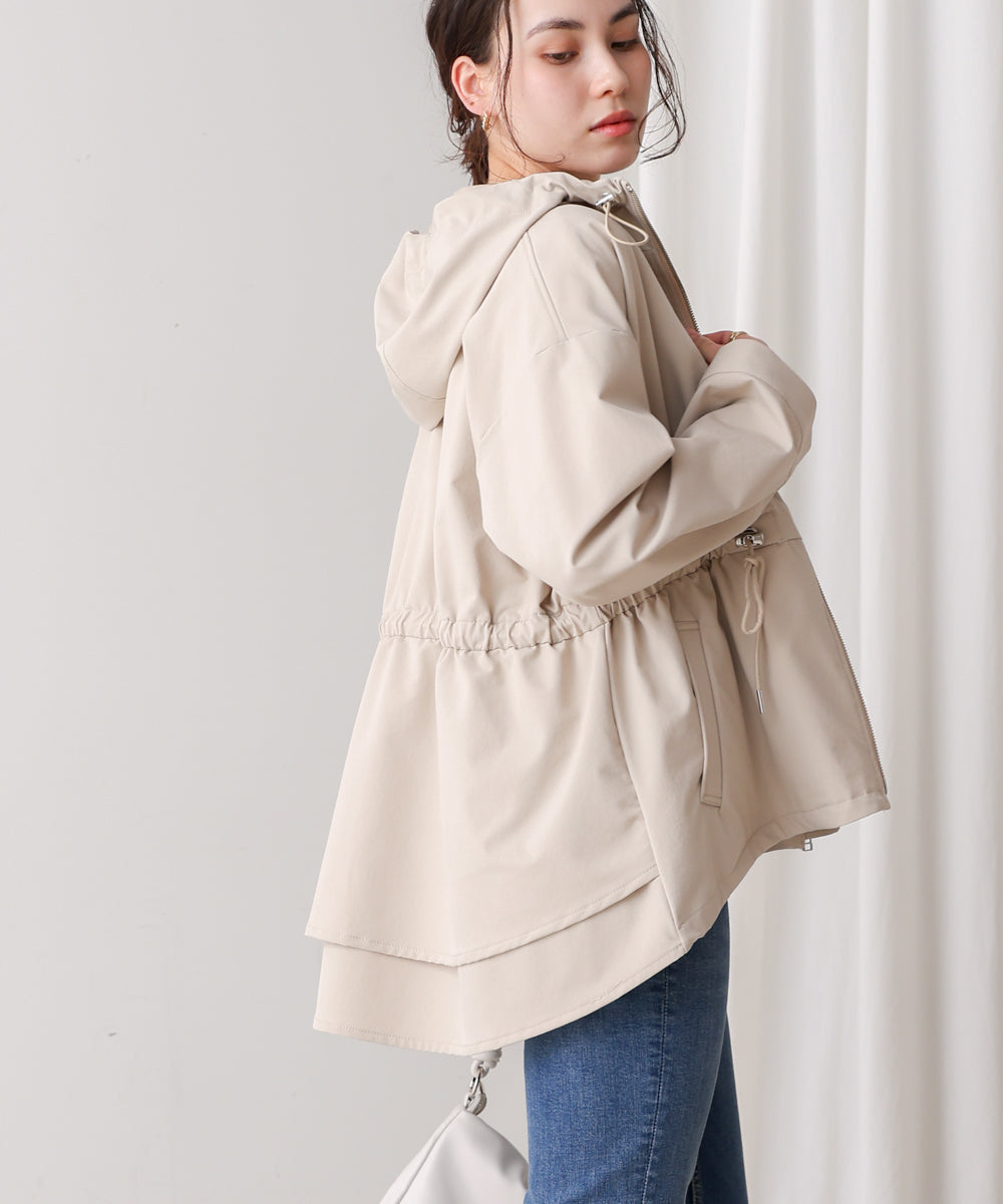 撥水・花粉ティアードジャケット