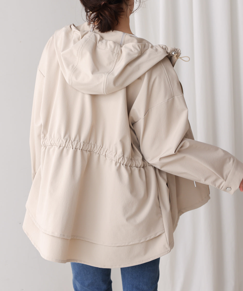 撥水・花粉ティアードジャケット