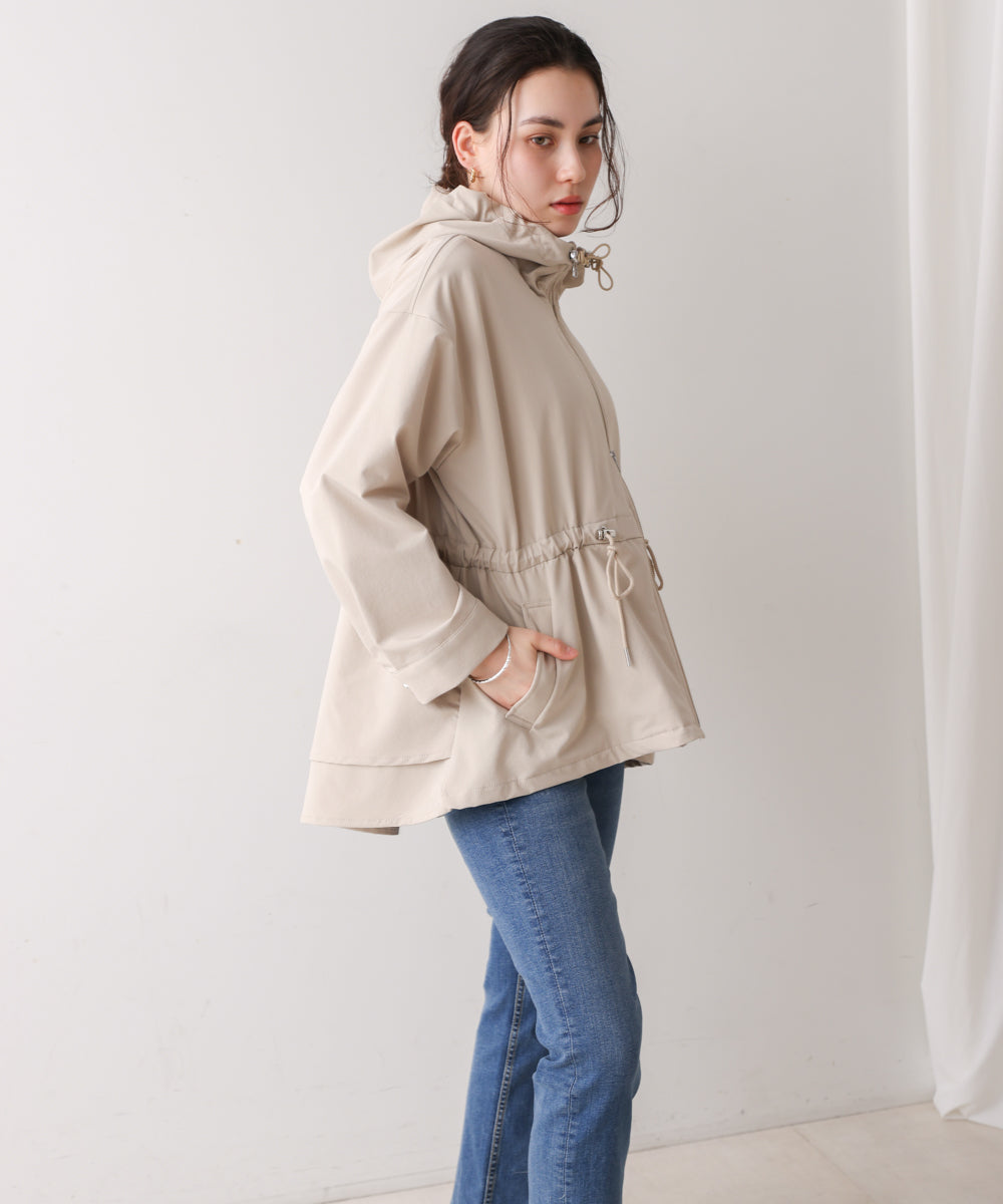 撥水・花粉ティアードジャケット