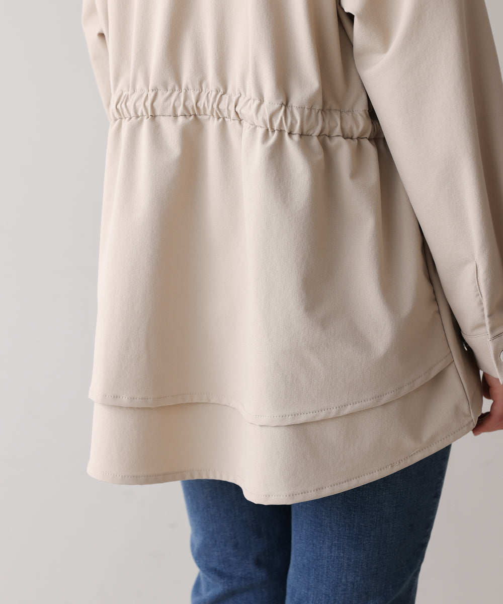 撥水・花粉ティアードジャケット