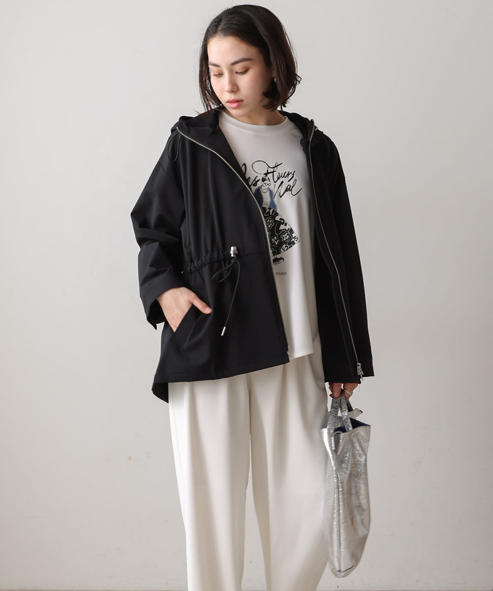 撥水・花粉ティアードジャケット