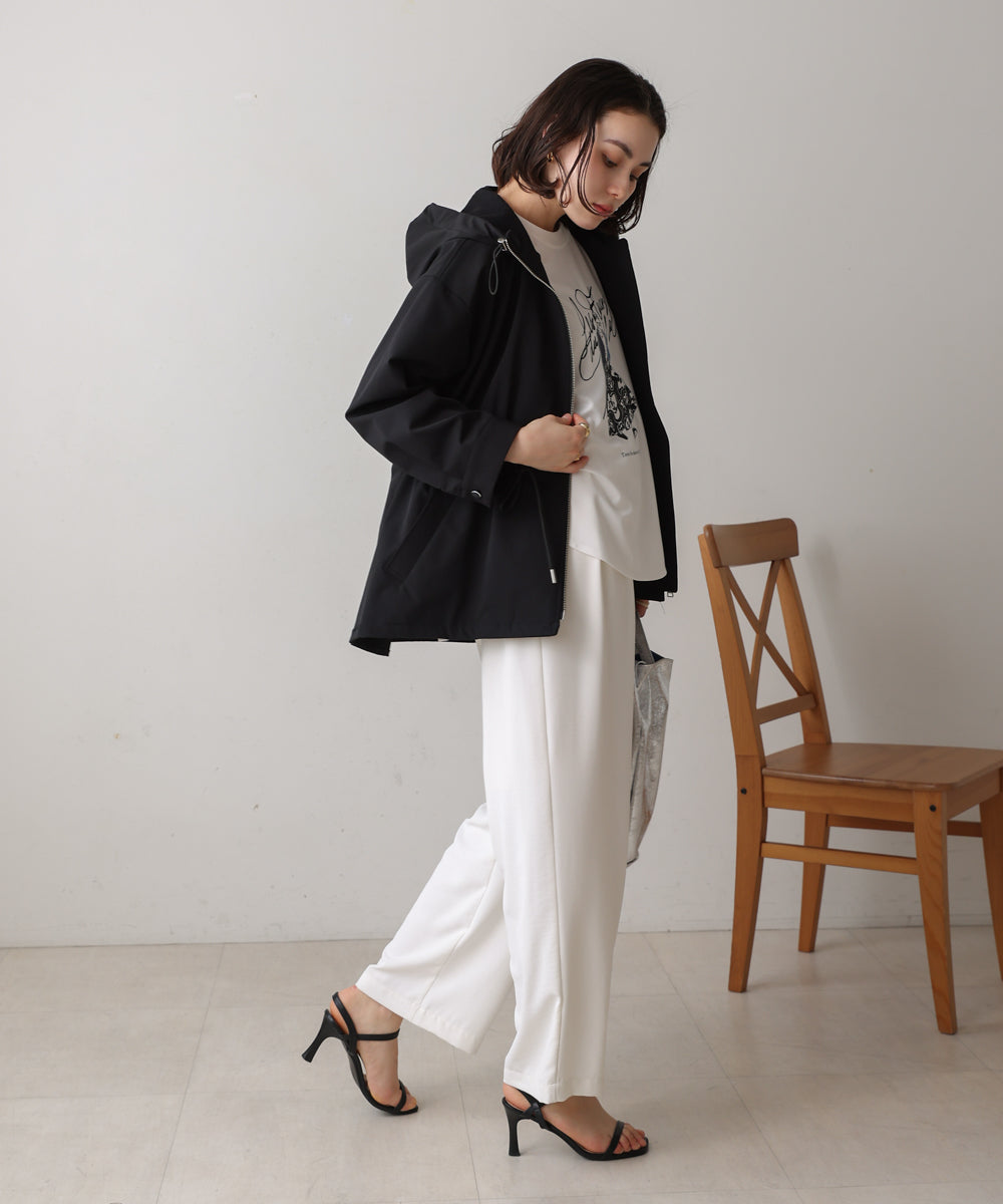 撥水・花粉ティアードジャケット