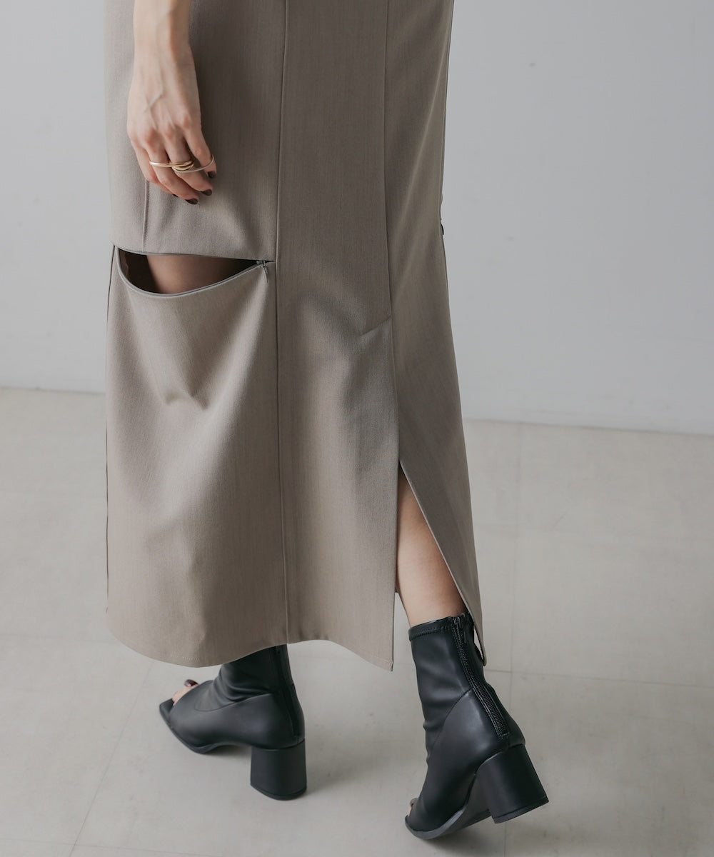 SIDE ZIP SKIRT