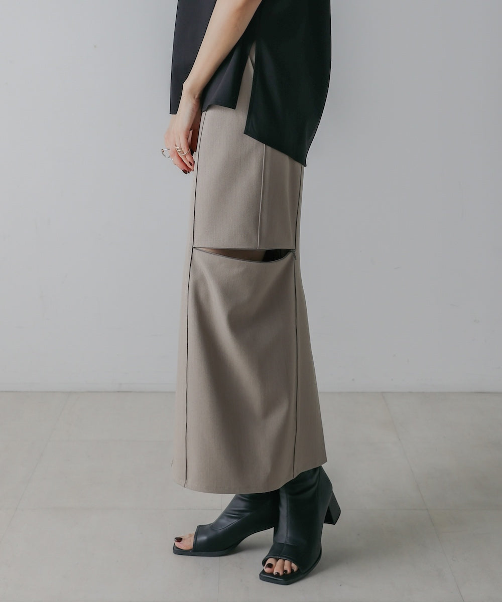 SIDE ZIP SKIRT