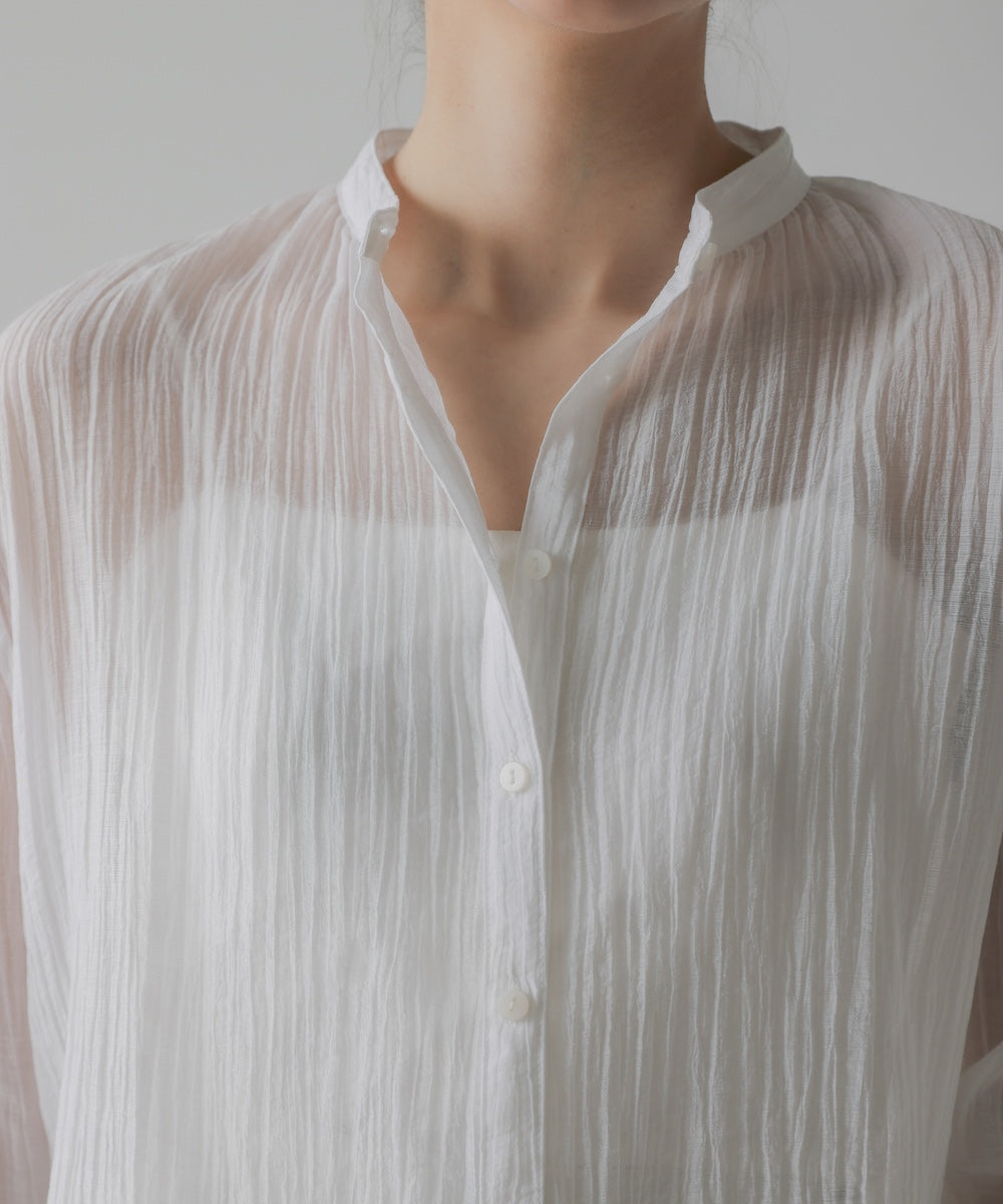 BACK CROSS SHEER SHIRT