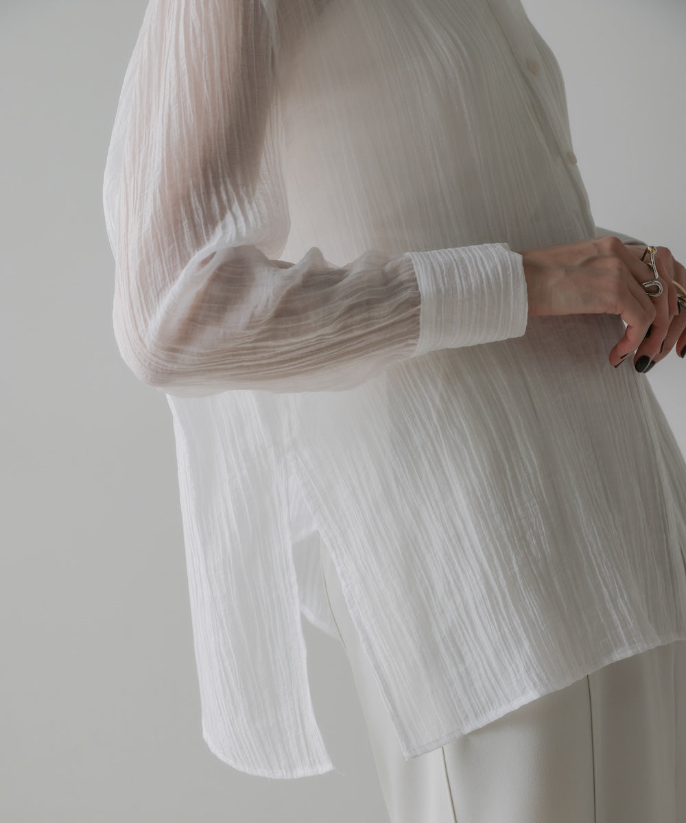 BACK CROSS SHEER SHIRT