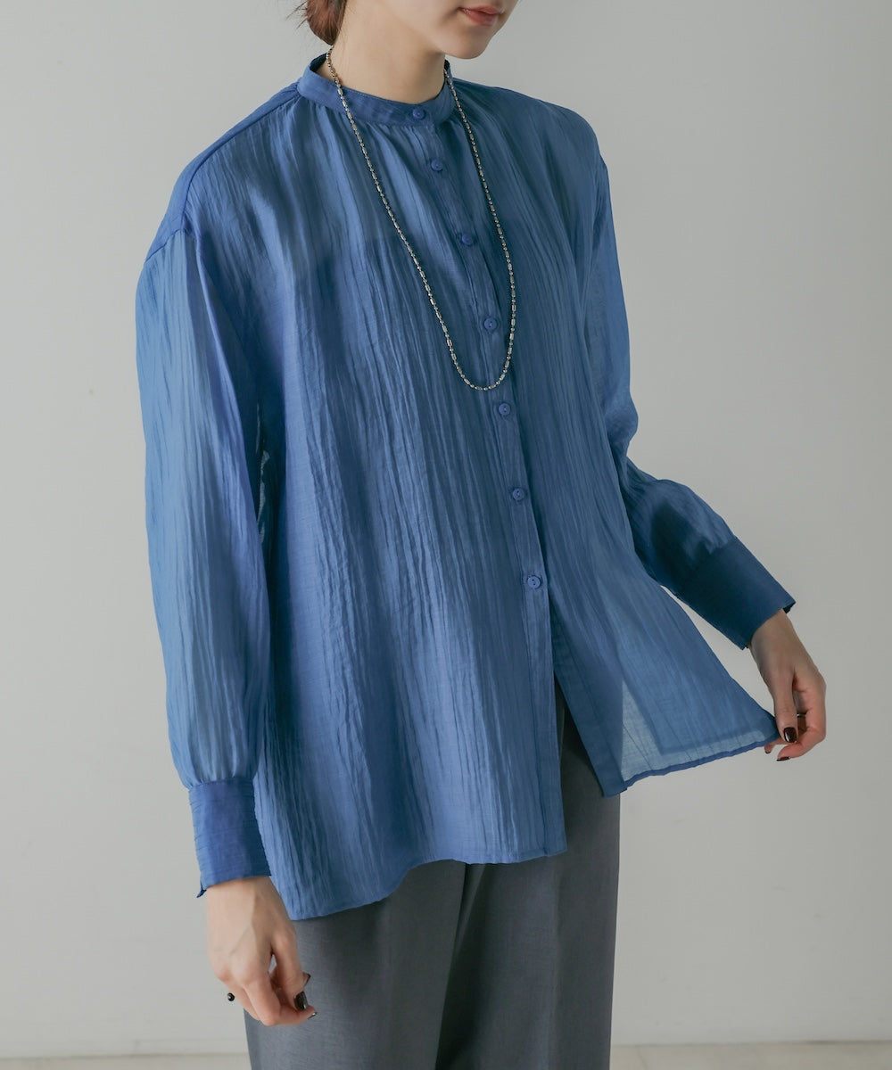 BACK CROSS SHEER SHIRT