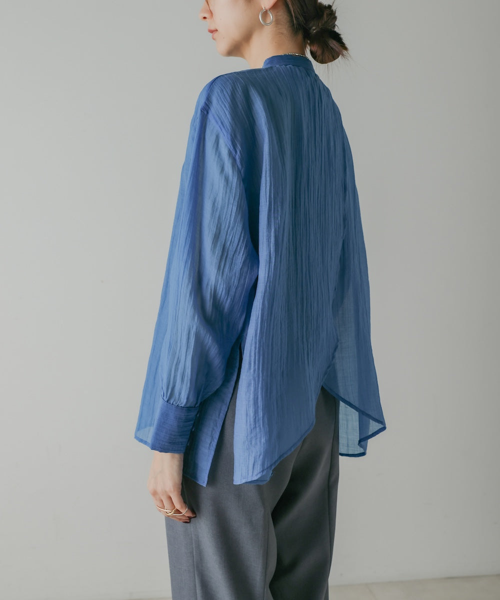 BACK CROSS SHEER SHIRT