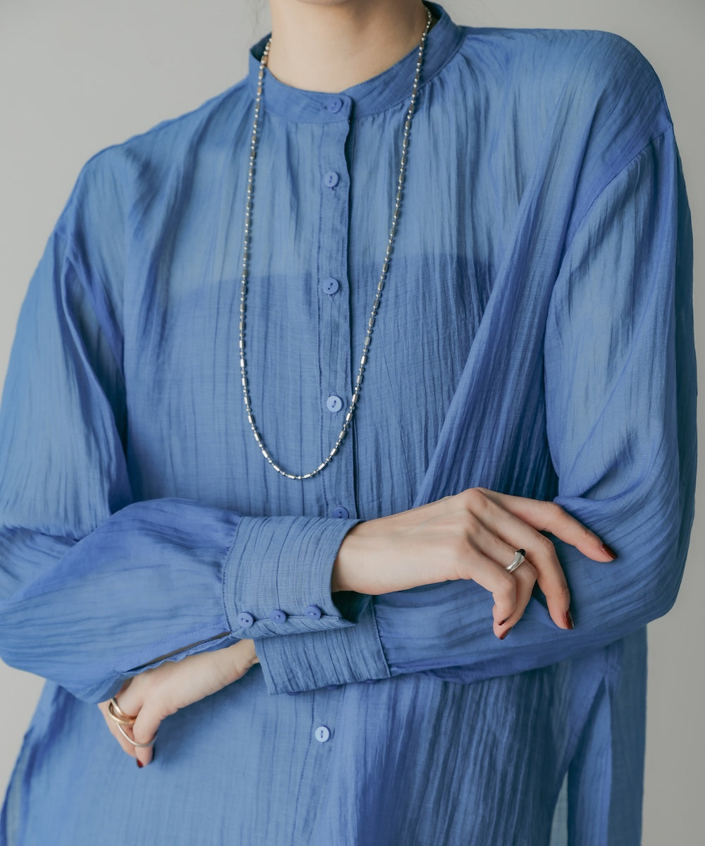 BACK CROSS SHEER SHIRT