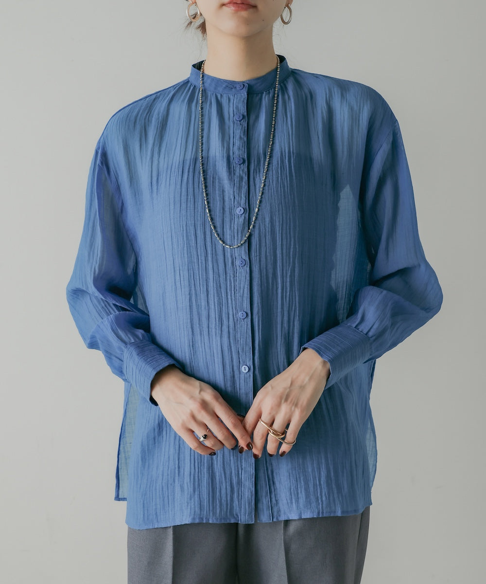 BACK CROSS SHEER SHIRT