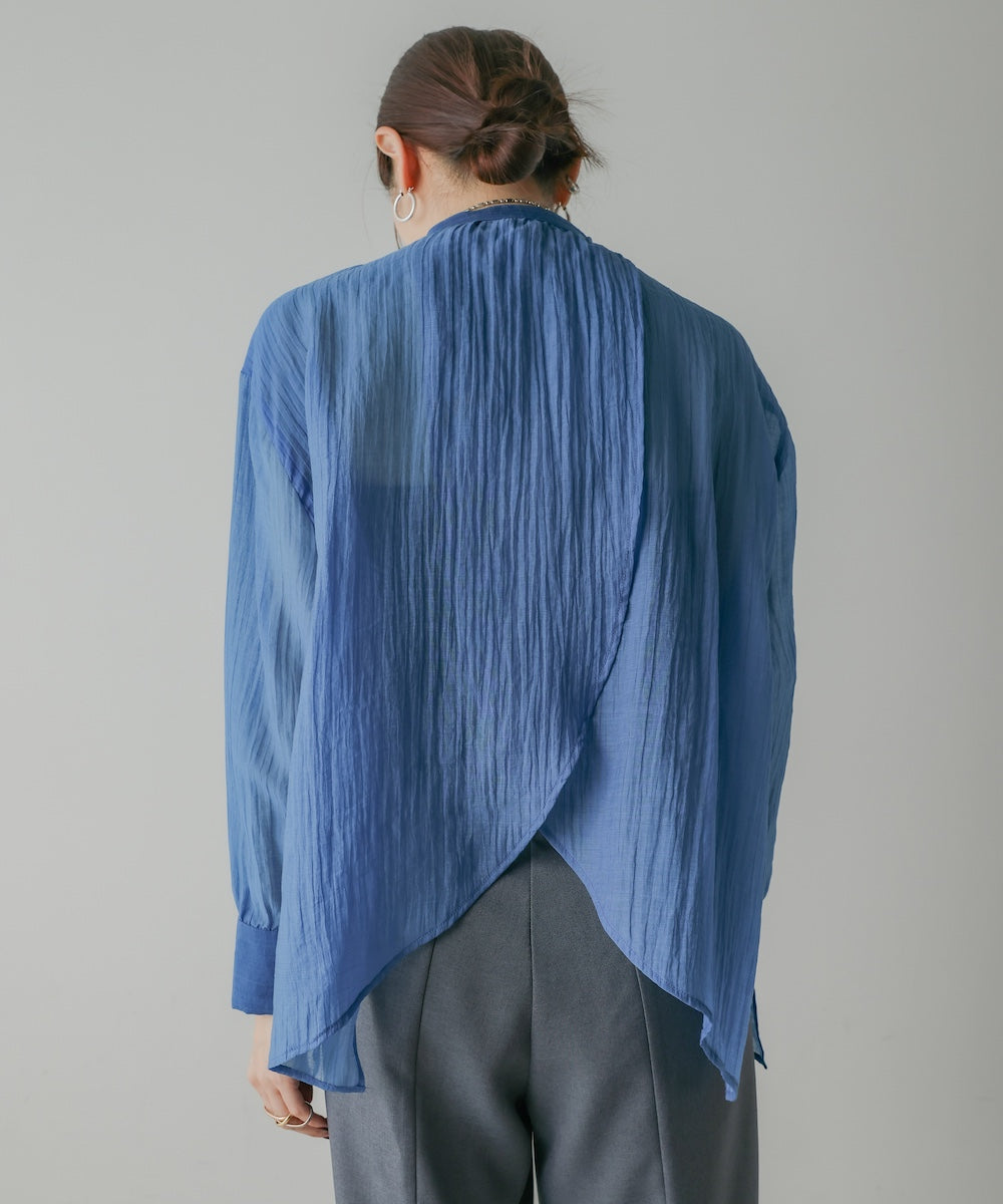 BACK CROSS SHEER SHIRT